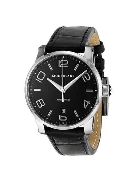 Montblanc Montblanc Timewalker Black Dial Black Alligator Leather Automatic Men's Watch 105812