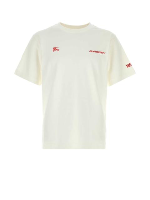 Burberry Burberry Men Burberry Men White Cotton T-Shirt