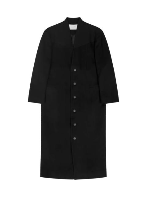 entire studios MUTE COAT BLACK WOOL