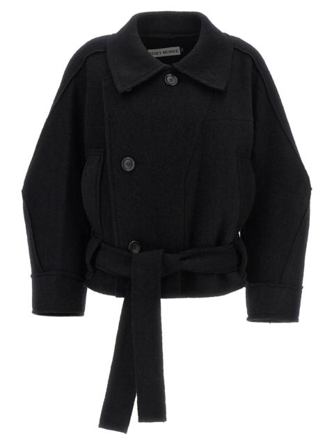 Issey Miyake Women 'Out Of A Cube' Short Coat