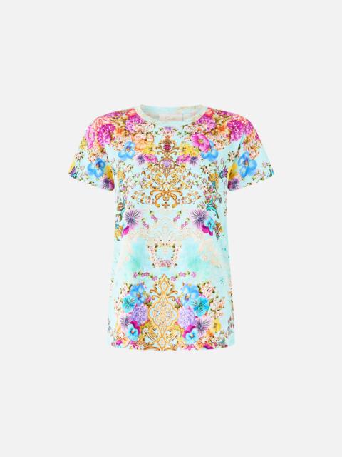 CAMILLA SLIM FIT ROUND NECK T-SHIRT