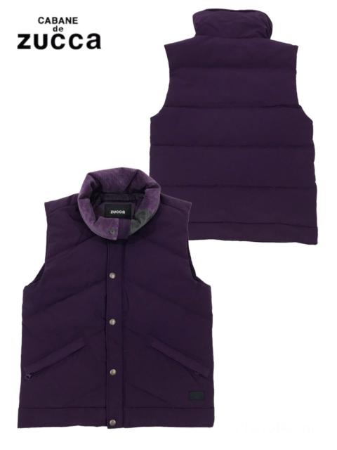 Cabane de Zucca Purple Puffer Vest Size M
