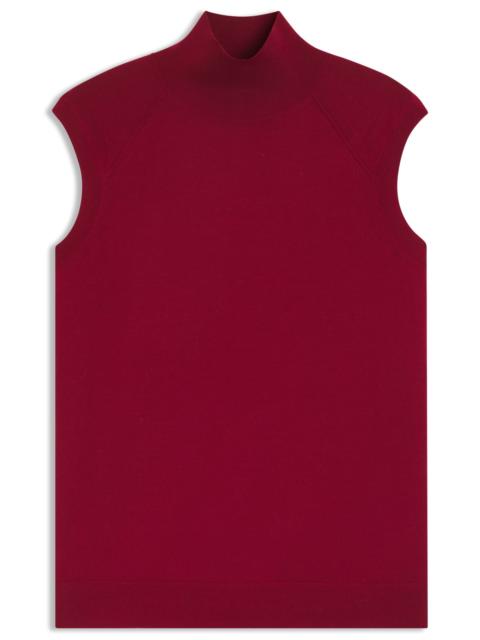 BOSS MOCK-NECK TOP IN MERINO WOOL