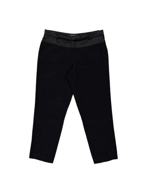 FERRAGAMO Ferragamo Cady Parte Opaca Tailored Trousers in Black, Brand Size 48 ( US Size 14 )