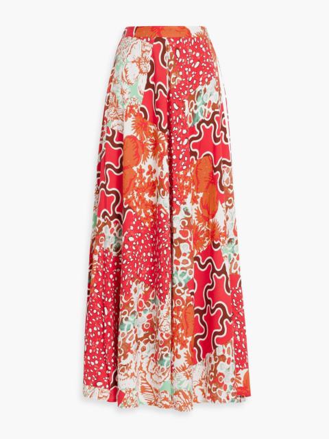 DIANE VON FURSTENBERG Florencia printed woven maxi skirt
