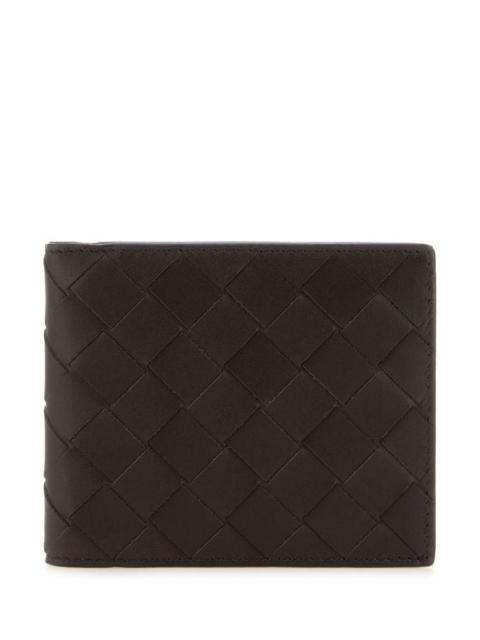 Bottega Veneta Man Dark Brown Leather Wallet