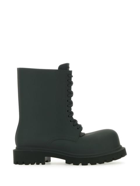 BALENCIAGA Bottle green EVA Steroid boots