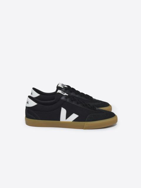 VEJA VOLLEY CANVAS BLACK WHITE NATURAL