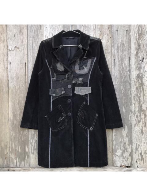 Other Designers Designer - AW2020 G.C Giardino C Deconstructed Patchwork Overcoat