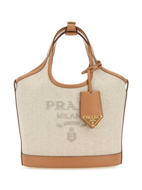 Prada Prada Women Sand Canvas Handbag