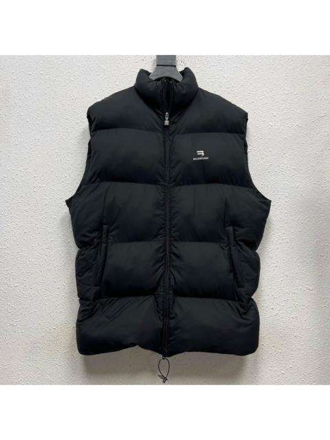 BALENCIAGA Balenciaga black show model sportyB oversized down vest