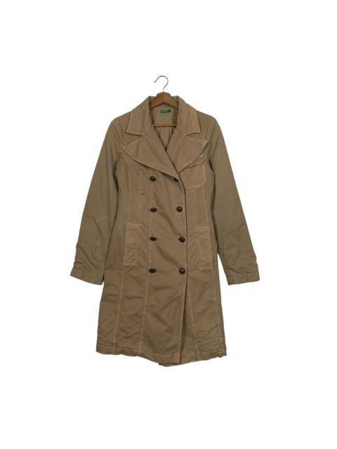 Other Designers United Colors Of Benetton - United Color Of Benetton Double Breasted Trench Coat