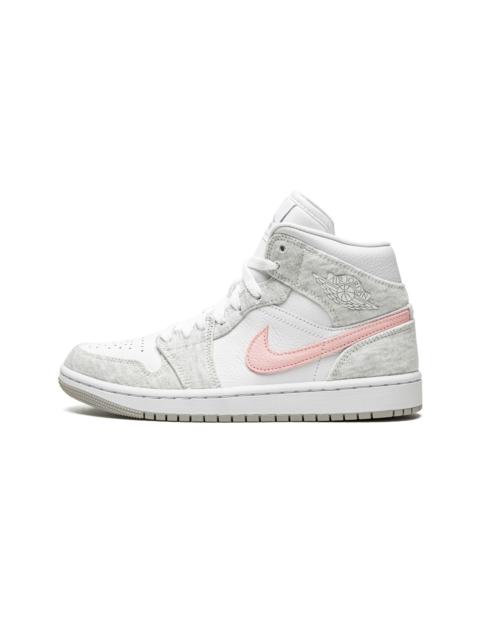 Jordan WMNS Air Jordan 1 MID SE "Heather Grey / Pink"