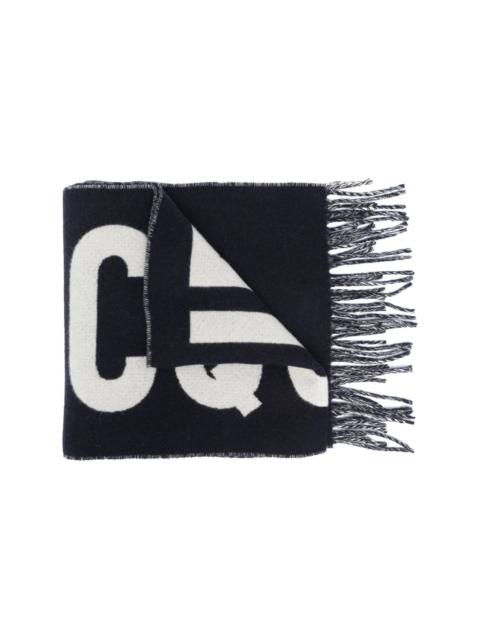 JACQUEMUS L'écharpe jacquard-logo scarf