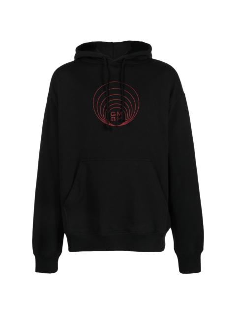 GmbH embroidered-logo detail hoodie
