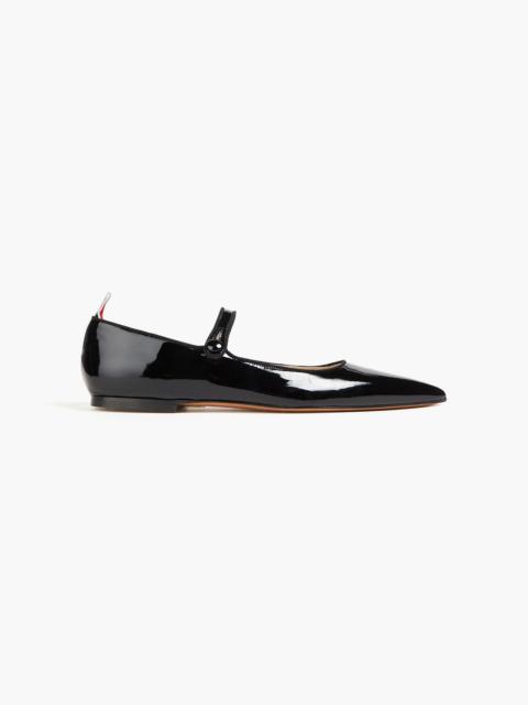 Thom Browne Thom John patent-leather point-toe flats