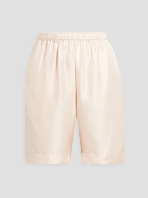 Loulou de Saison Zinia silk-twill shorts