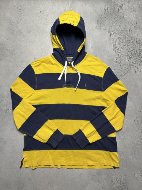 Other Designers Vintage Polo Ralph Lauren Striped Rugby Preppy Hoodie 00s