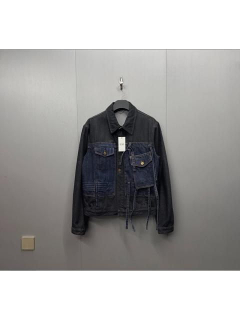Louis Vuitton Louis Vuitton Embossed Logo Denim Jacket