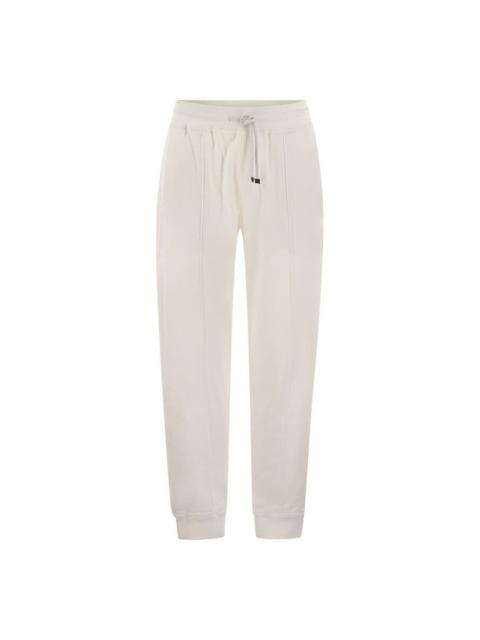 Brunello Cucinelli Brunello Cucinelli Off-White Tailored Jogger Pants