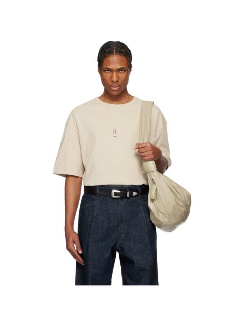 Lemaire Beige Boxy Short Sleeve T-shirt