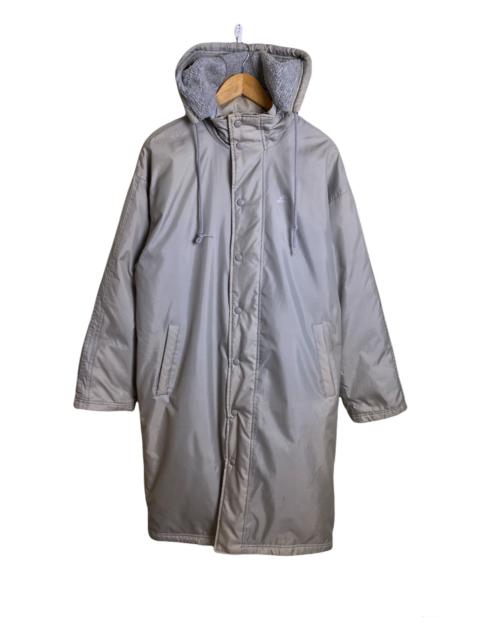 adidas Vintage 90s ADIDAS Big Logo Long Jacket With Hoodies