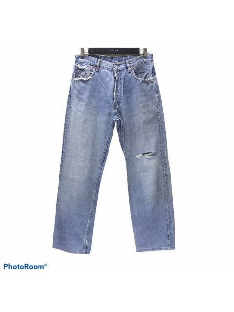 Levi's Levis 501 Distressed Denim Jeans