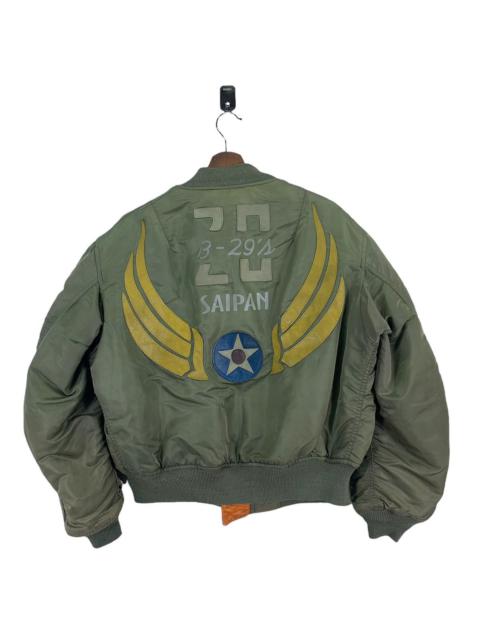 Other Designers VINTAGE AVIREX USA BOMBER FLIGHT JACKET