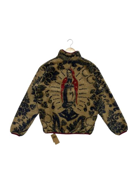 Kapital Kapital Virgin Mary Damask Fleece Half Button