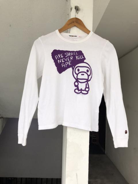 A BATHING APE® Women's 2008 Baby Milo ASNKA Long Sleeve Tee