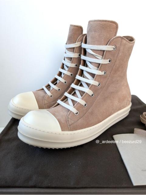 Rick Owens 💥1/1 UNRELEASED DARKFLESH LEATHER HIGH RAMONES