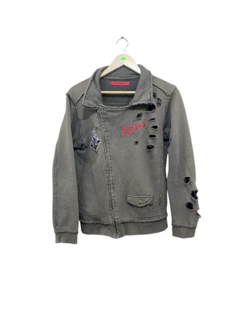 Other Designers Japanese Brand × Le Grande Bleu (L.G.B.) × Seditionaries - 🔥Algonquins Japan Sakura Distressed Design Sweatshirt