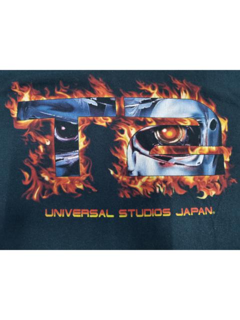Other Designers Vintage - Vintage Terminator 2 3D Movie Tee Japan Universal Studio