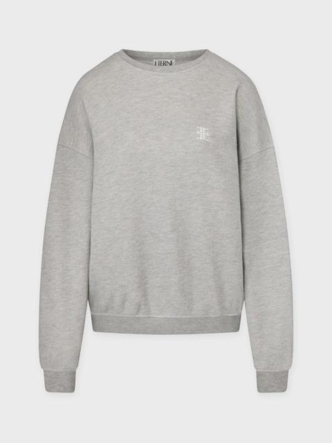 ÉTERNE Sweatshirt Oversized Crewneck  Heather