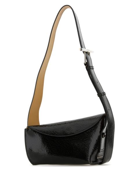 Alexander McQueen Black leather Sling crossbody bag