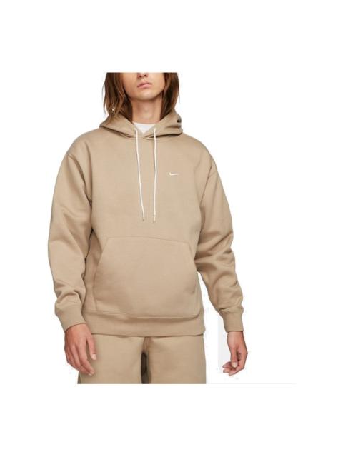 Nike Nike Lab Solo Swoosh Fleece Hoodie 'Khaki' CV0552-247