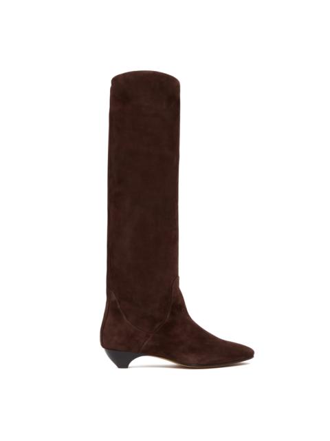 LE MONDE BÉRYL Brown Suede Allegra Boots