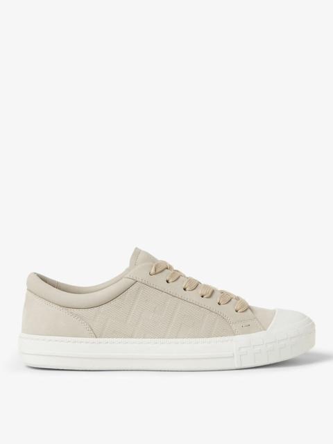 FENDI Fendi Fendi Flow Sneaker In Beige Nubuck Men