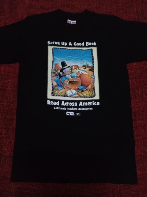 Other Designers Vintage - Vintage promo Read Across America tee T shirt Art poster