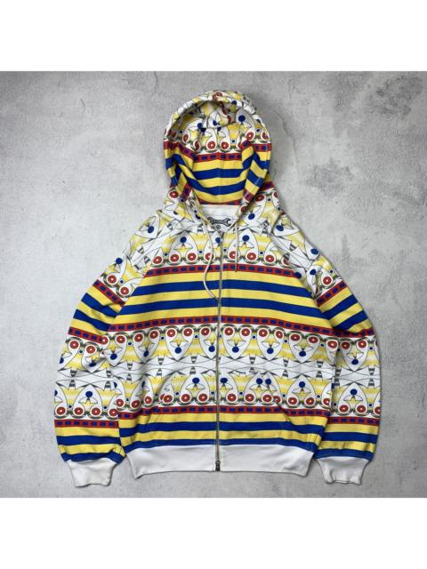 Other Designers Joyrich x Giza Over Print Zip Up Hoodie