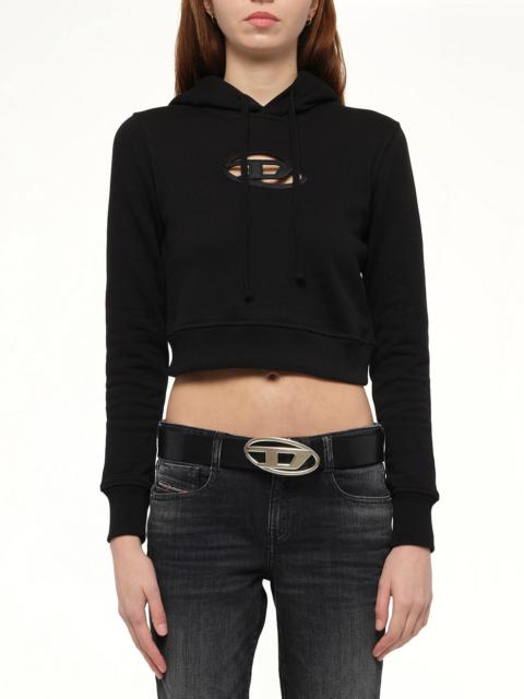 Diesel F-SLIMMY-HOOD-OD Hoodie in Black