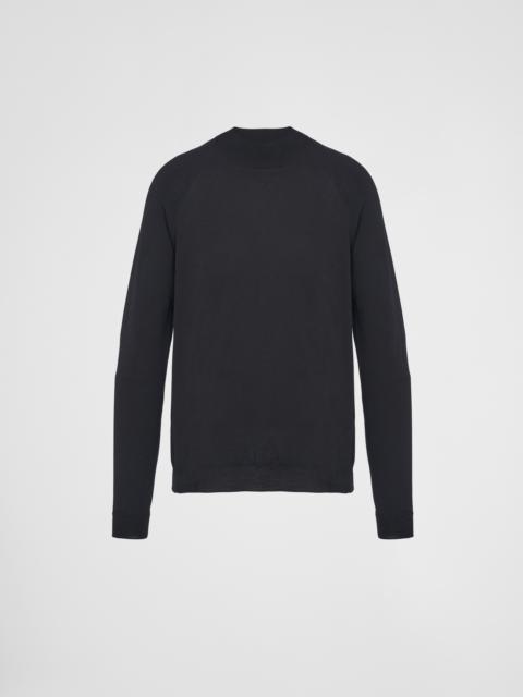 Prada Worsted wool turtleneck sweater