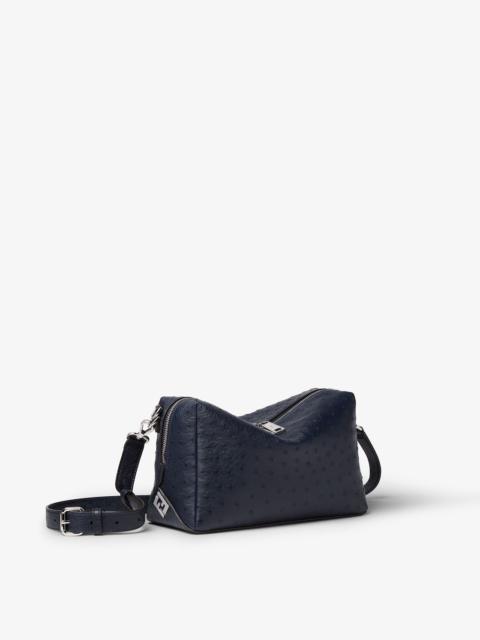 FENDI Fendi Lui Medium Dark blue ostrich leather bag
