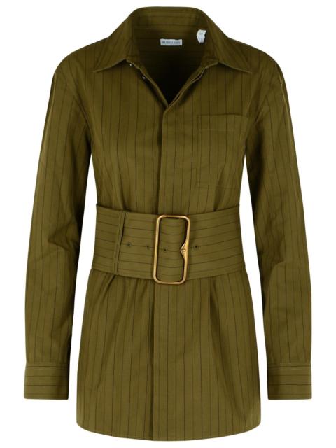 Burberry Burberry Green Cotton Mini Dress