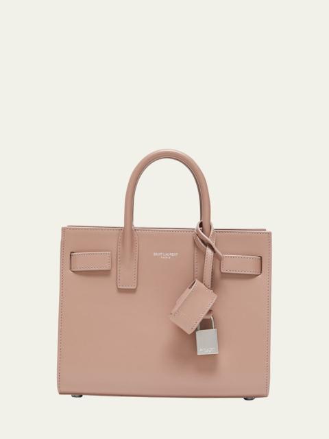 SAINT LAURENT Sac De Jour Nano Top-Handle Bag in Smooth Leather