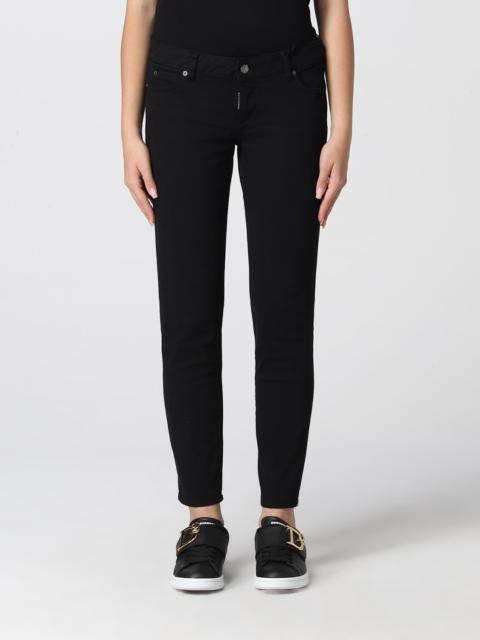 DSQUARED2 Black Bull Dsquared2 cropped jeans