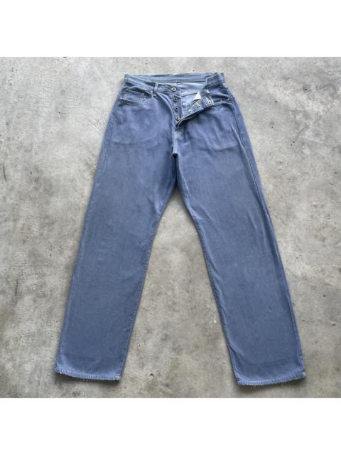 Other Designers Vintage - Vintage Motor Oil Faded Blue Trousers Casual Pants W30