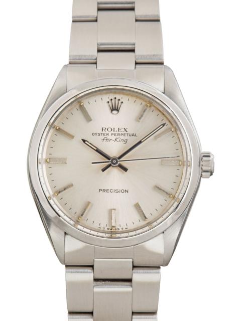 ROLEX Used Rolex Air-King 5500 Silver Dial