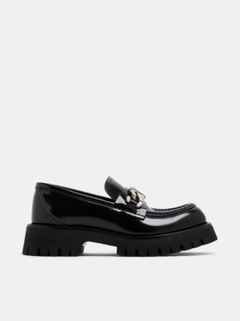 GUCCI Gucci Interlocking G Lug Sole Loafers