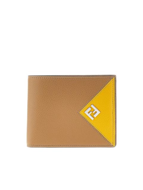 FENDI Fendi Grained Leather Lui Wallet Multicolor